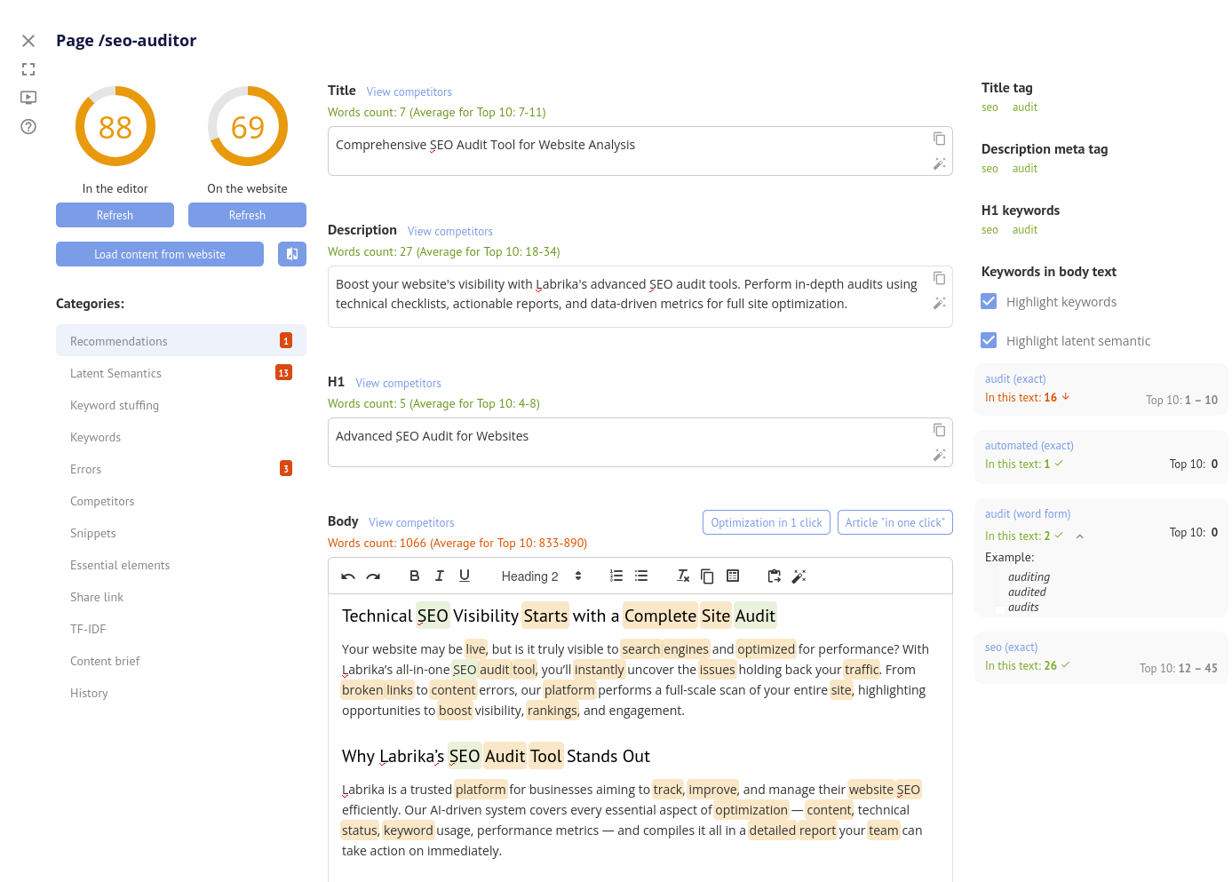 znane techniczne błędy SEO